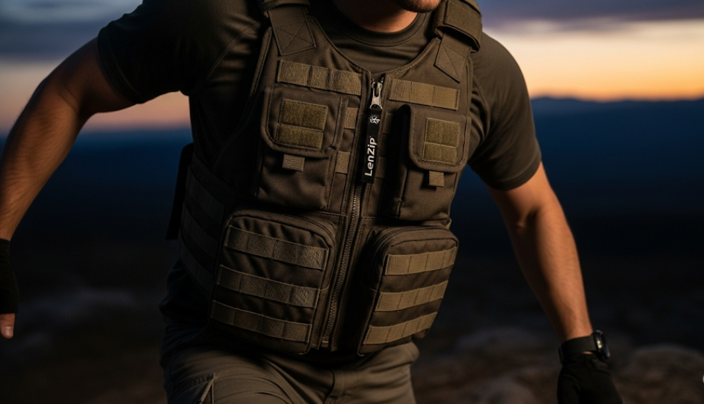 marine vest using marine zipper
