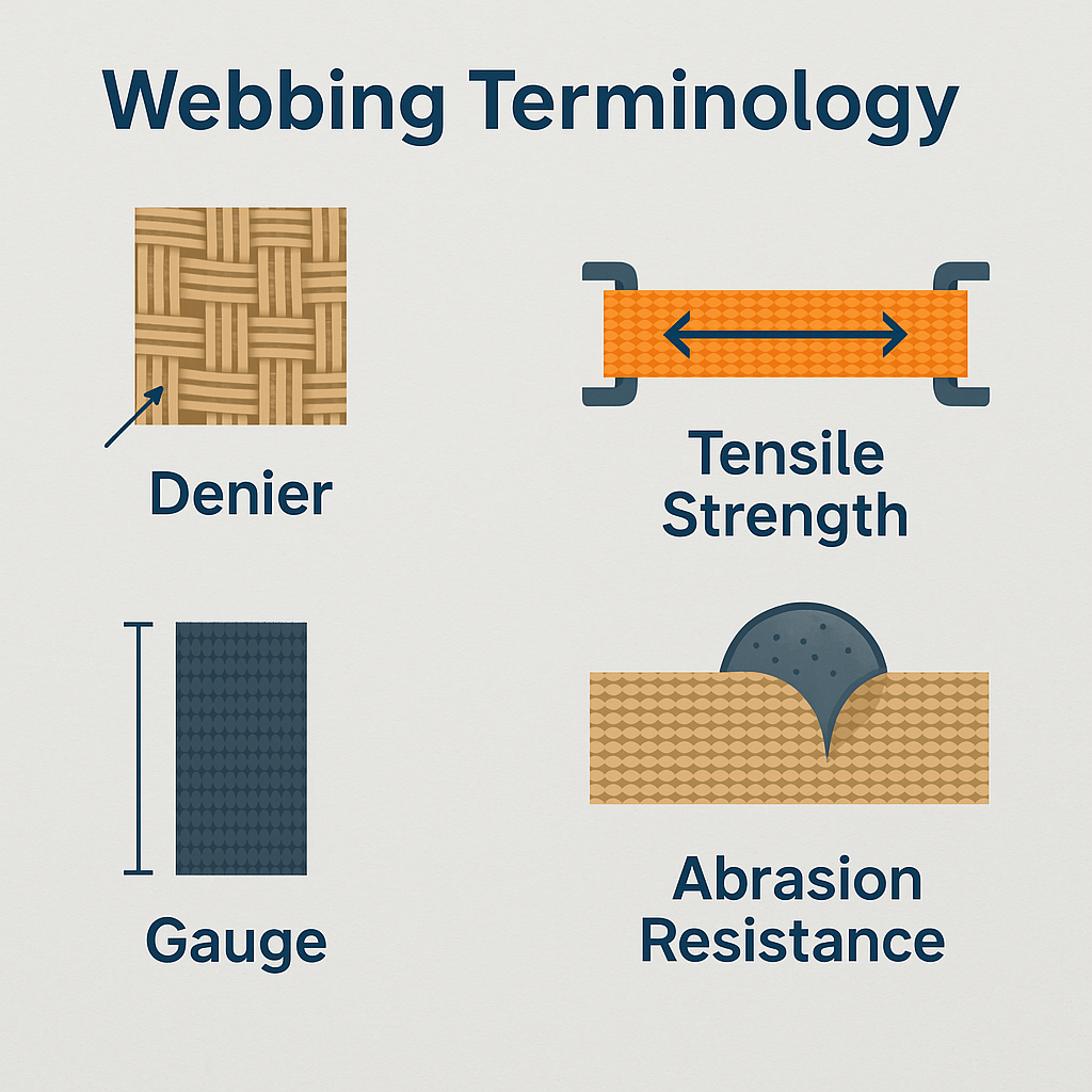 webbing terminology 