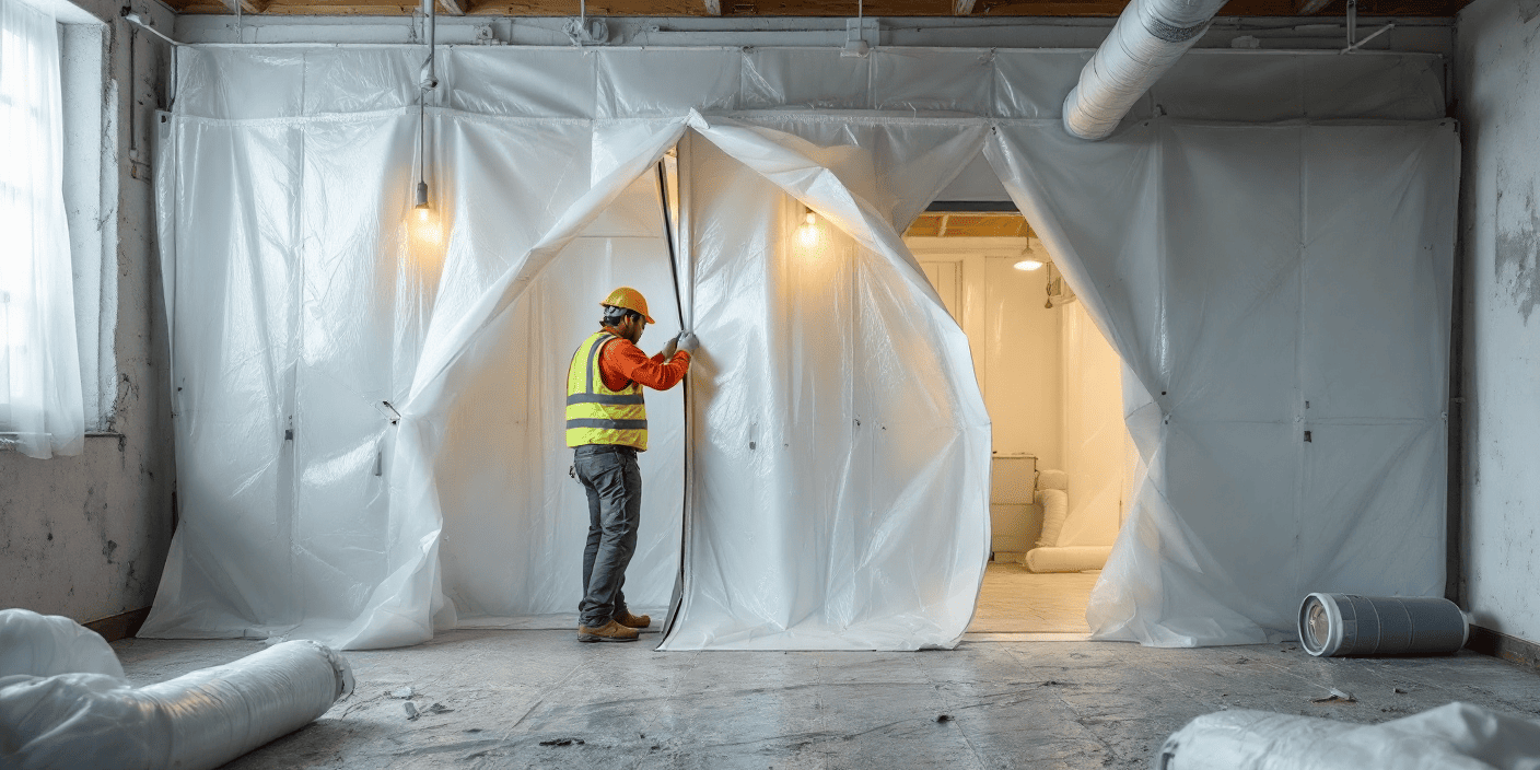 plastic wall using zippers