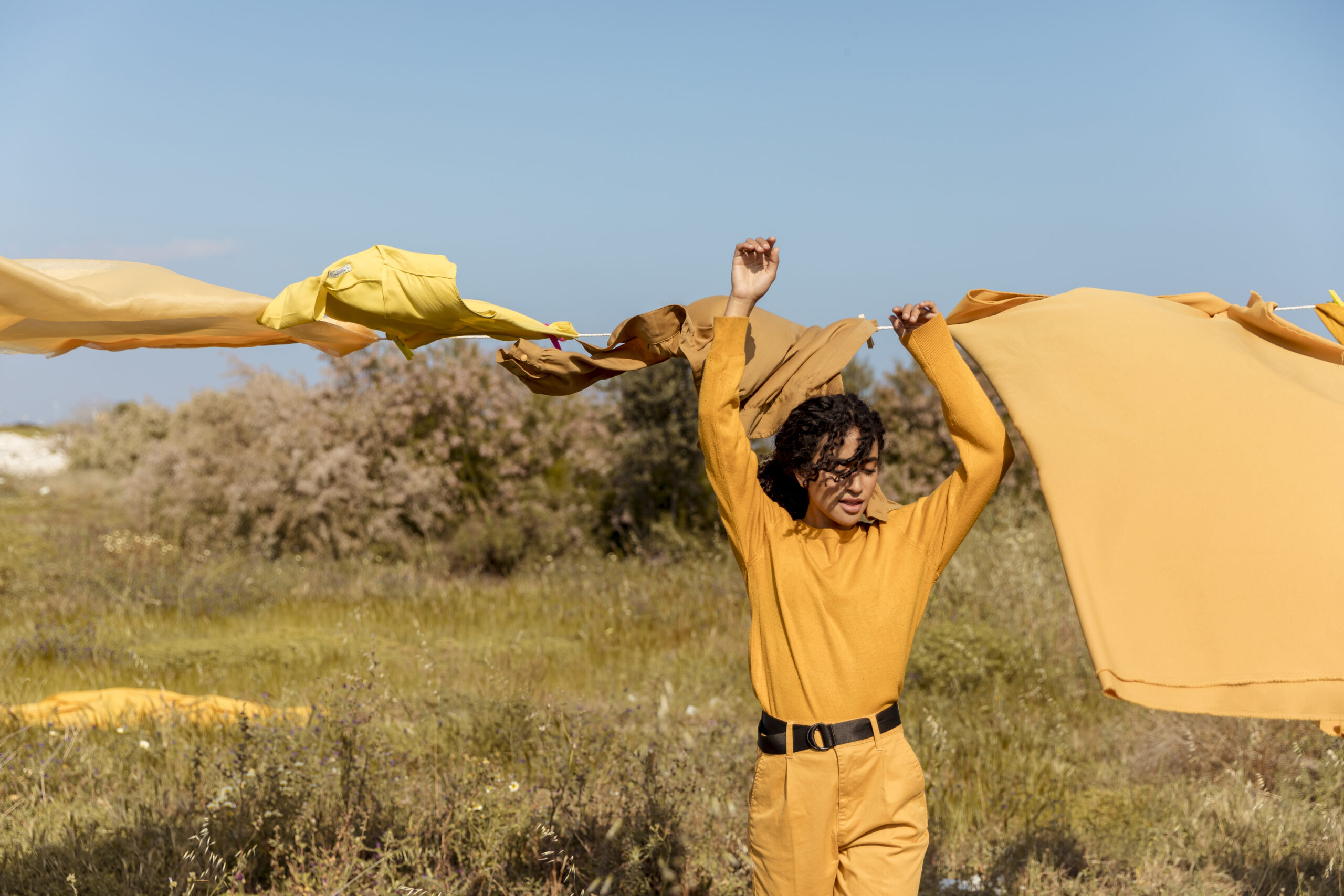UV but fabric being protected