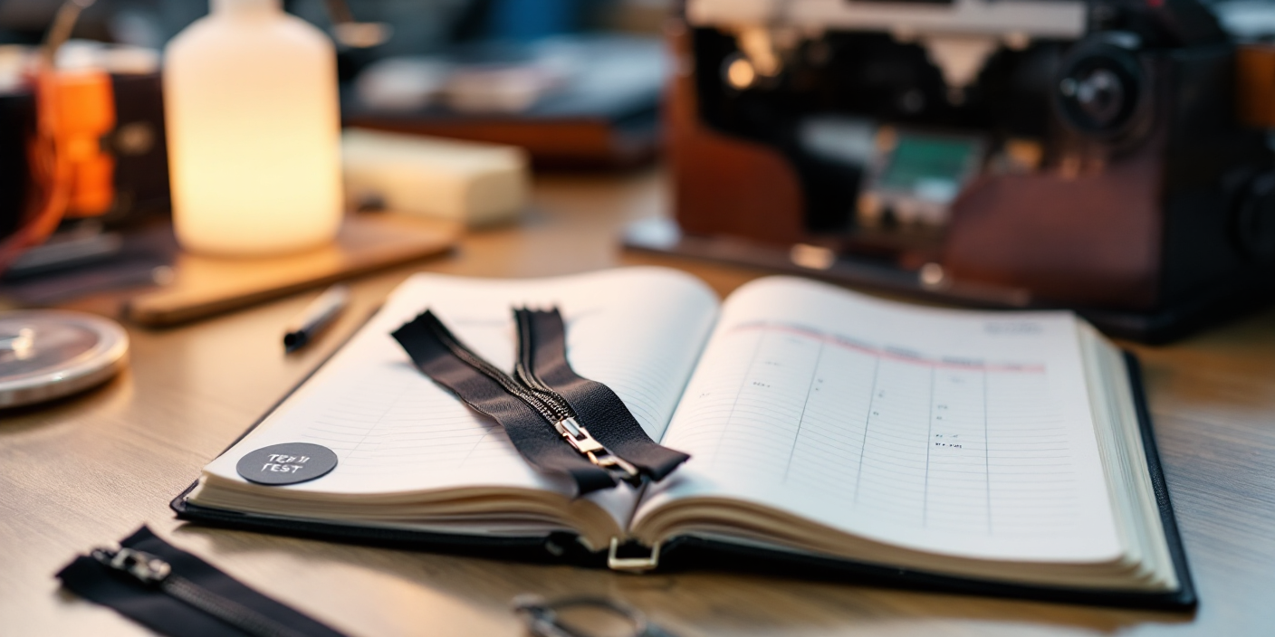 zippers being tested